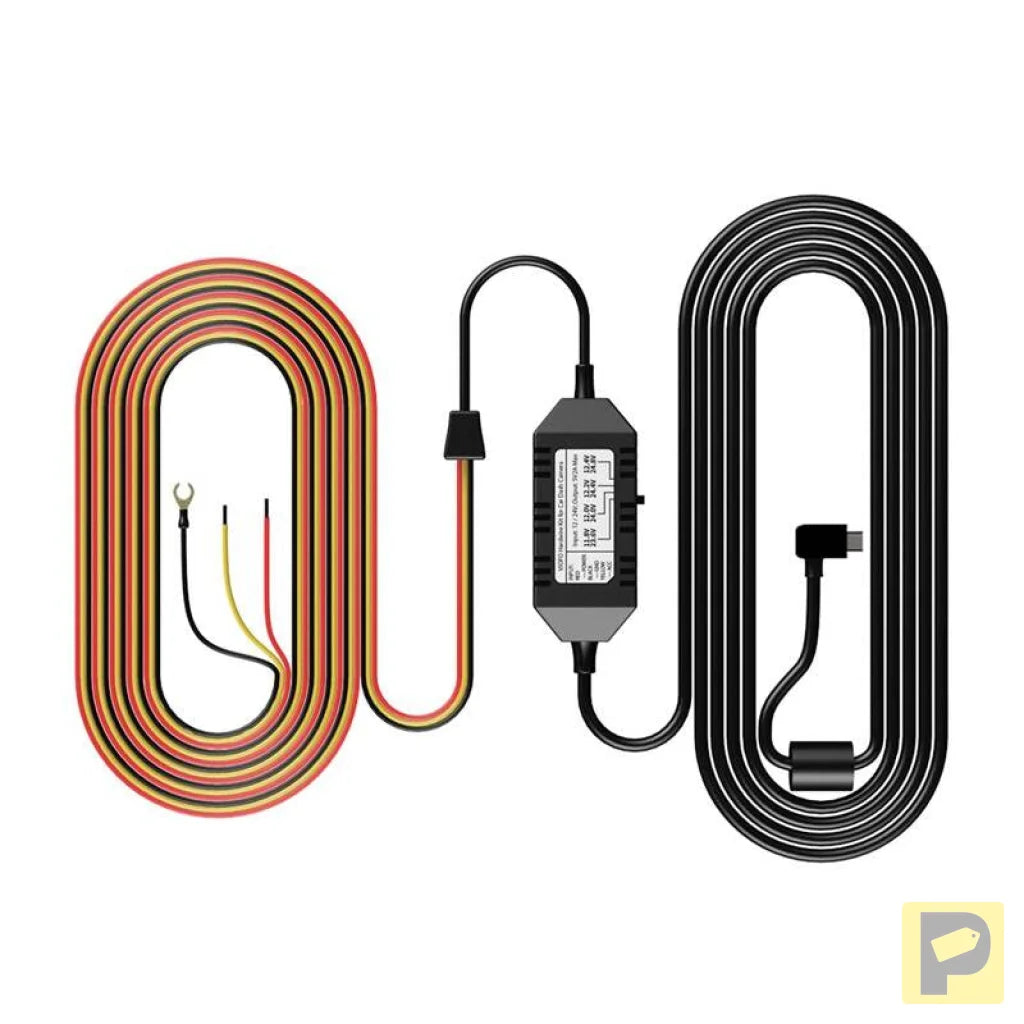 Power cable for VIOFO HK3 miniUSB video recorders