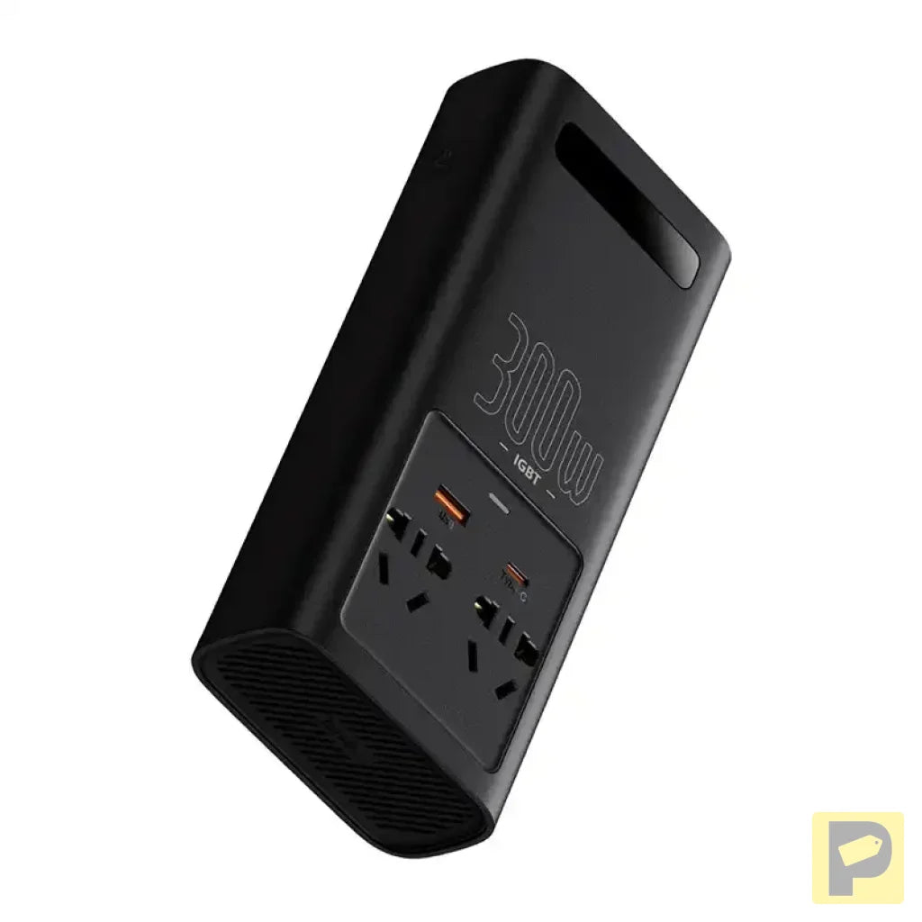 Power Inverter Baseus 300W (220V CN/EU) (black)