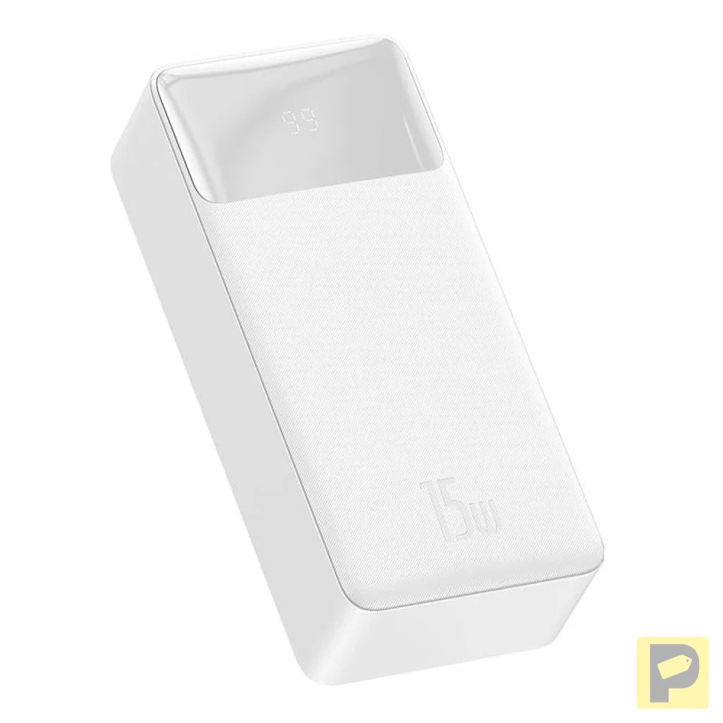 Powerbank Baseus Bipow 30000mAh, 15W (white)