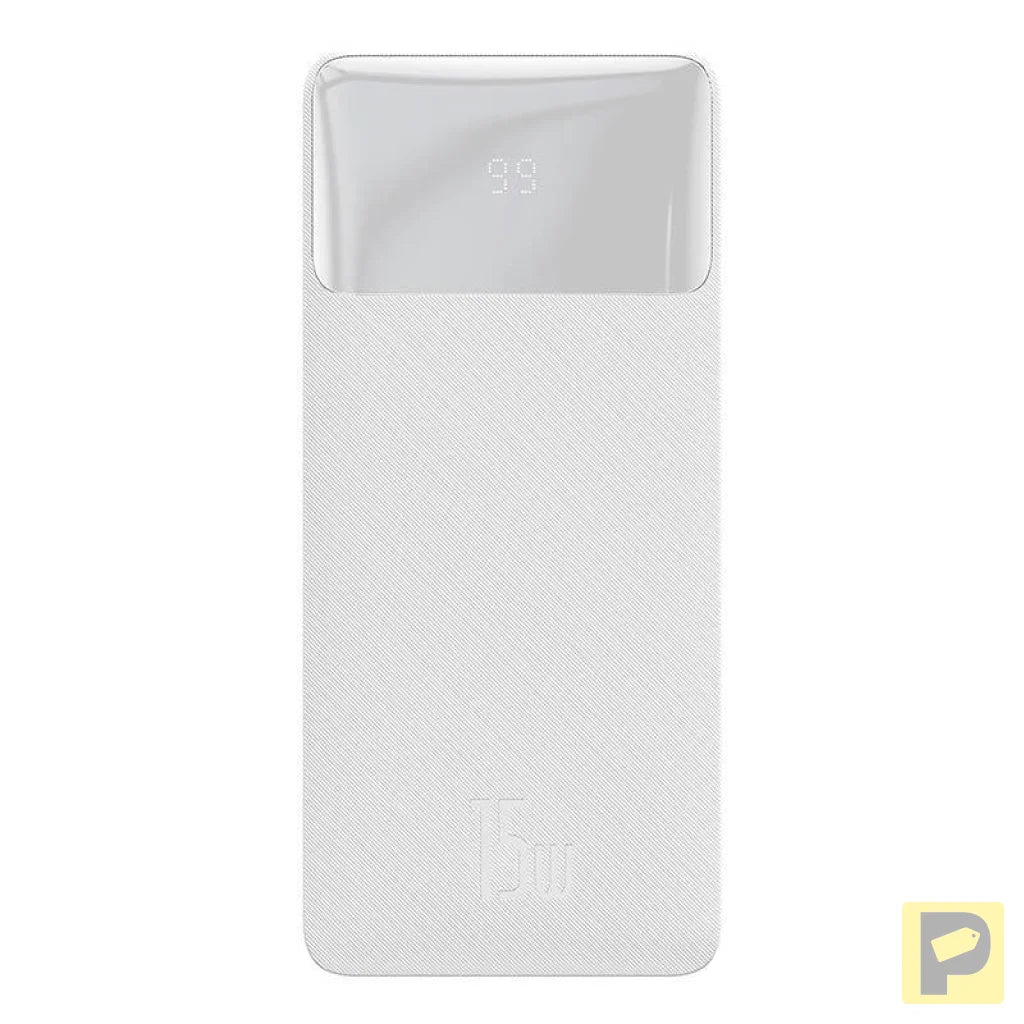 Powerbank Baseus Bipow 30000mAh, 15W (white)