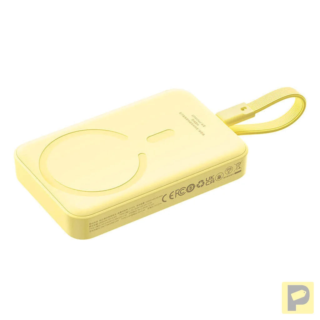 Powerbank Baseus Magnetic Mini 10000mAh 30W MagSafe (yellow)