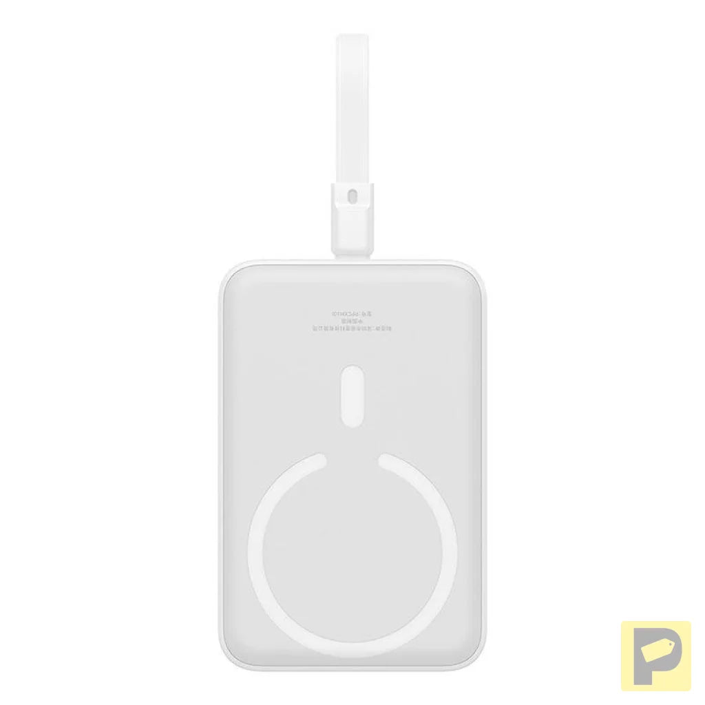 Powerbank Baseus Magnetic Mini 10000mAh, Lightning 20W MagSafe (white)