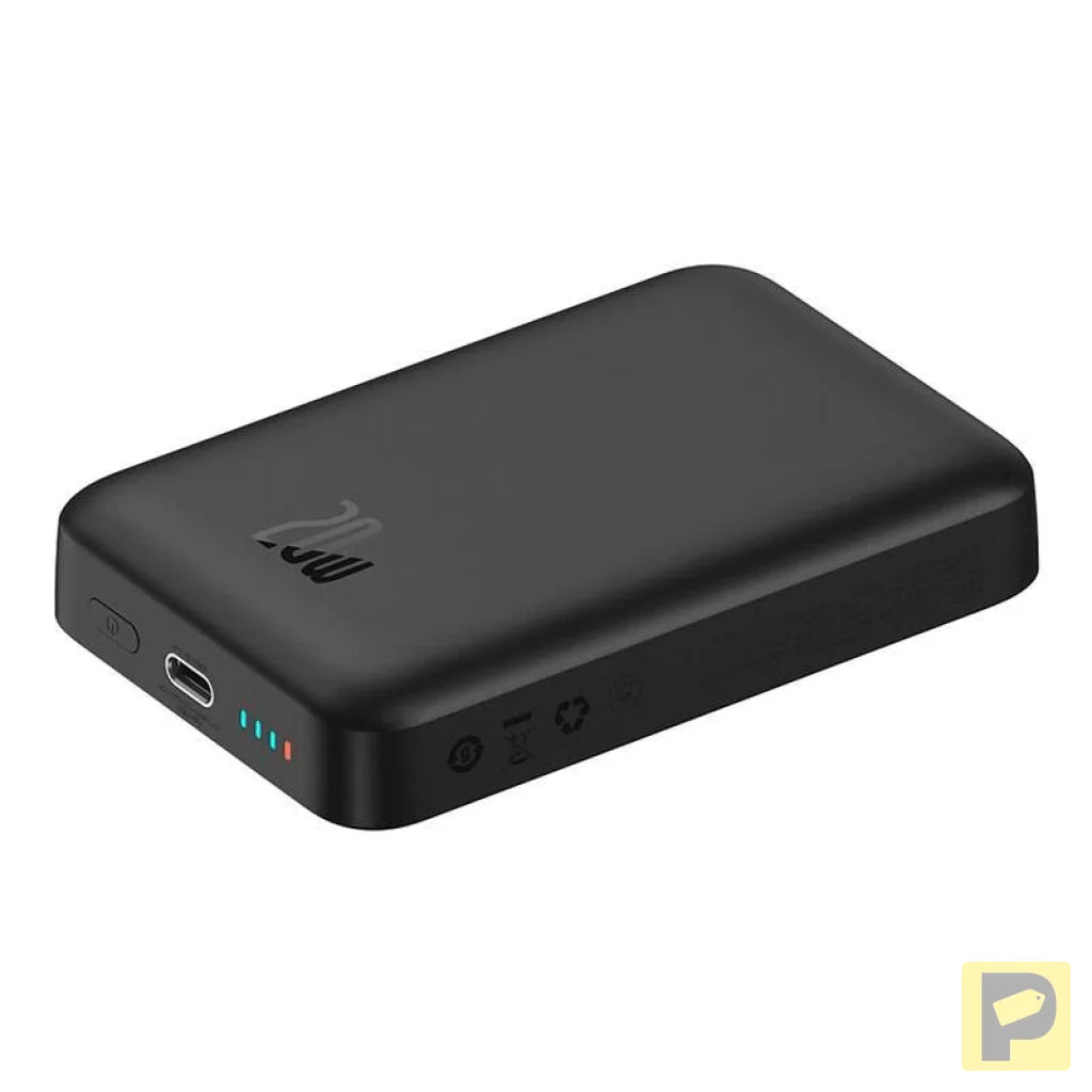 Powerbank Baseus Magnetic Mini 10000mAh, USB-C  20W MagSafe (black)