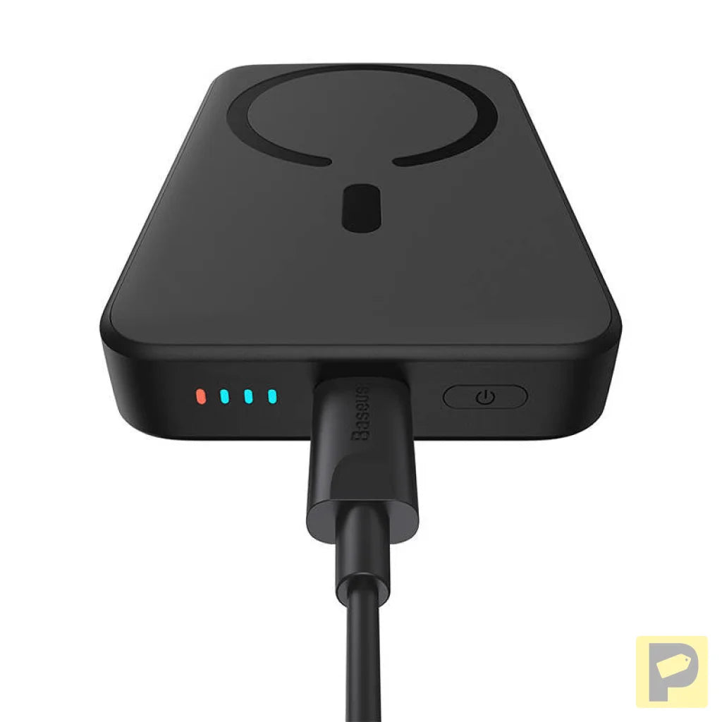 Powerbank Baseus Magnetic Mini 10000mAh, USB-C  20W MagSafe (black)