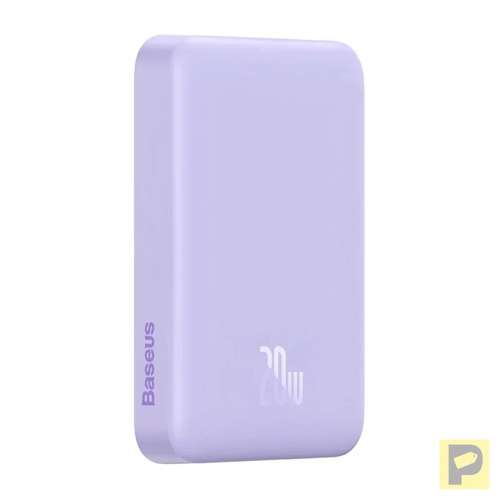 Powerbank Baseus Magnetic Mini 10000mAh, USB-C  20W MagSafe (purple)