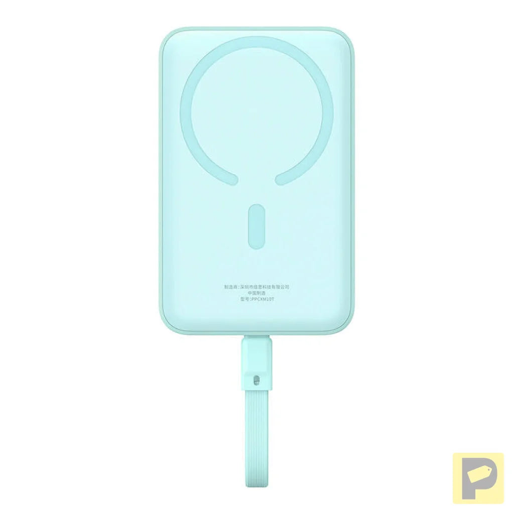 Powerbank Baseus Magnetic Mini 10000mAh, USB-C 30W MagSafe (blue)