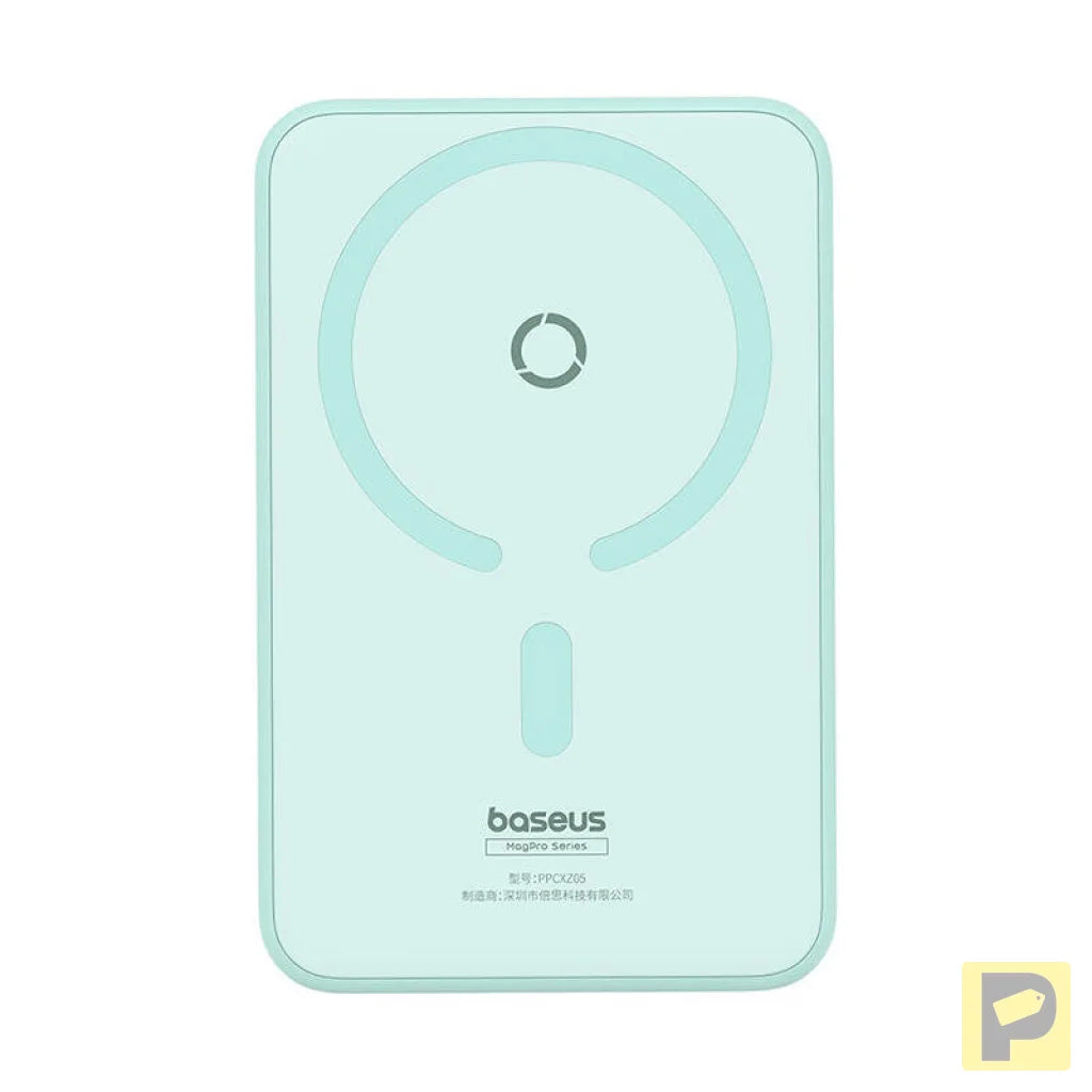 Powerbank Baseus MagPro Magnetic 5000mAh 20W, MagSafe (mint)