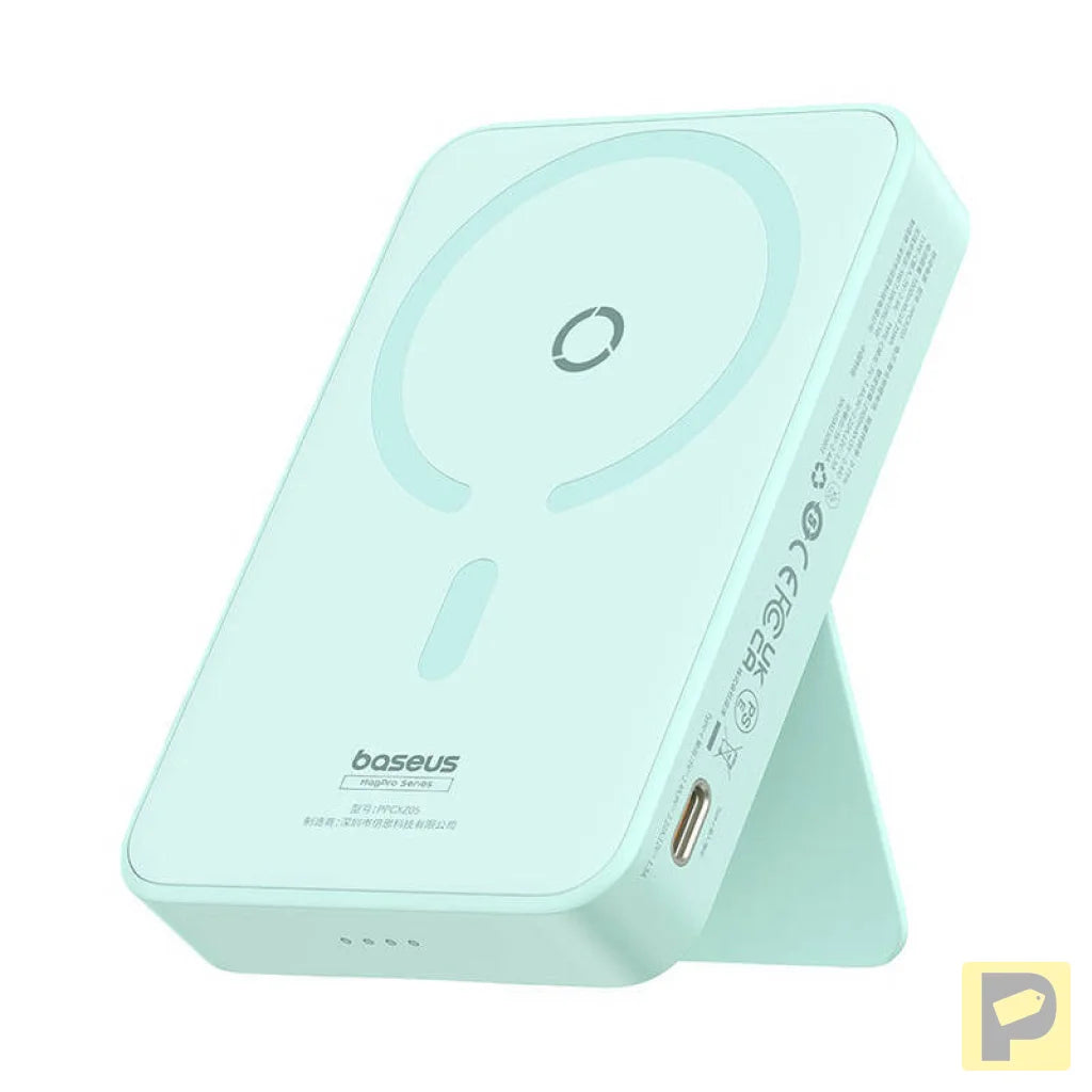 Powerbank Baseus MagPro Magnetic 5000mAh 20W, MagSafe (mint)