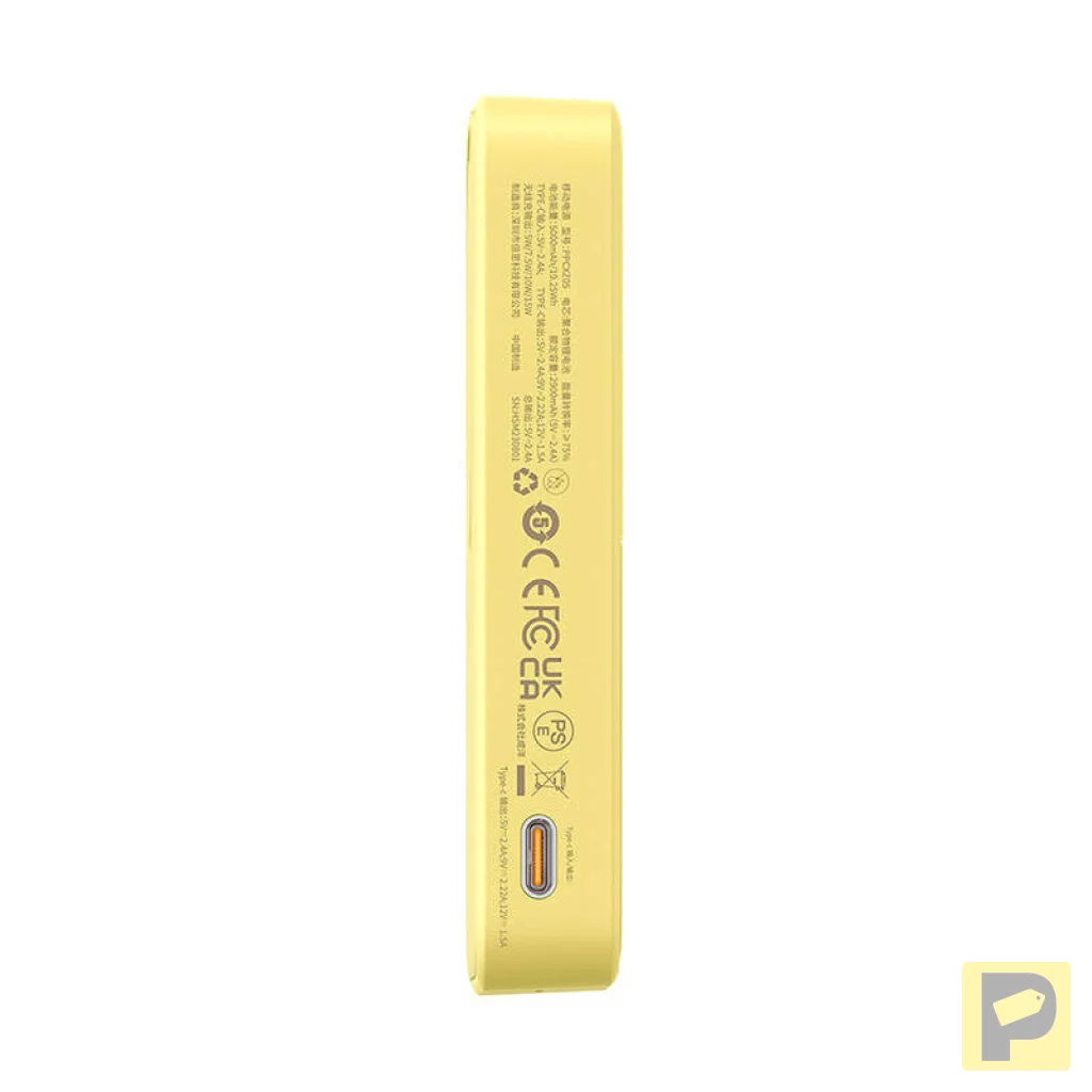 Powerbank Baseus MagPro Magnetic 5000mAh 20W, MagSafe (yellow)