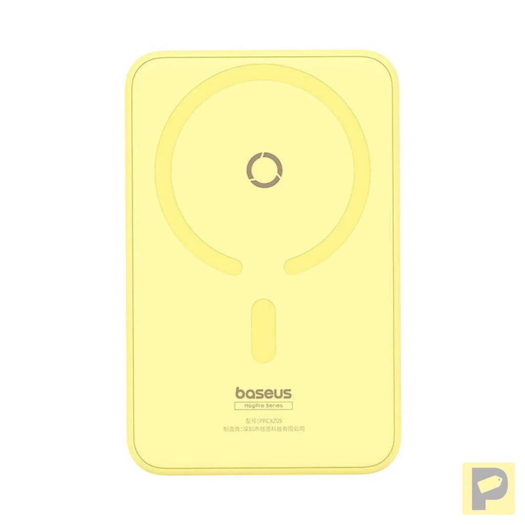 Powerbank Baseus MagPro Magnetic 5000mAh 20W, MagSafe (yellow)