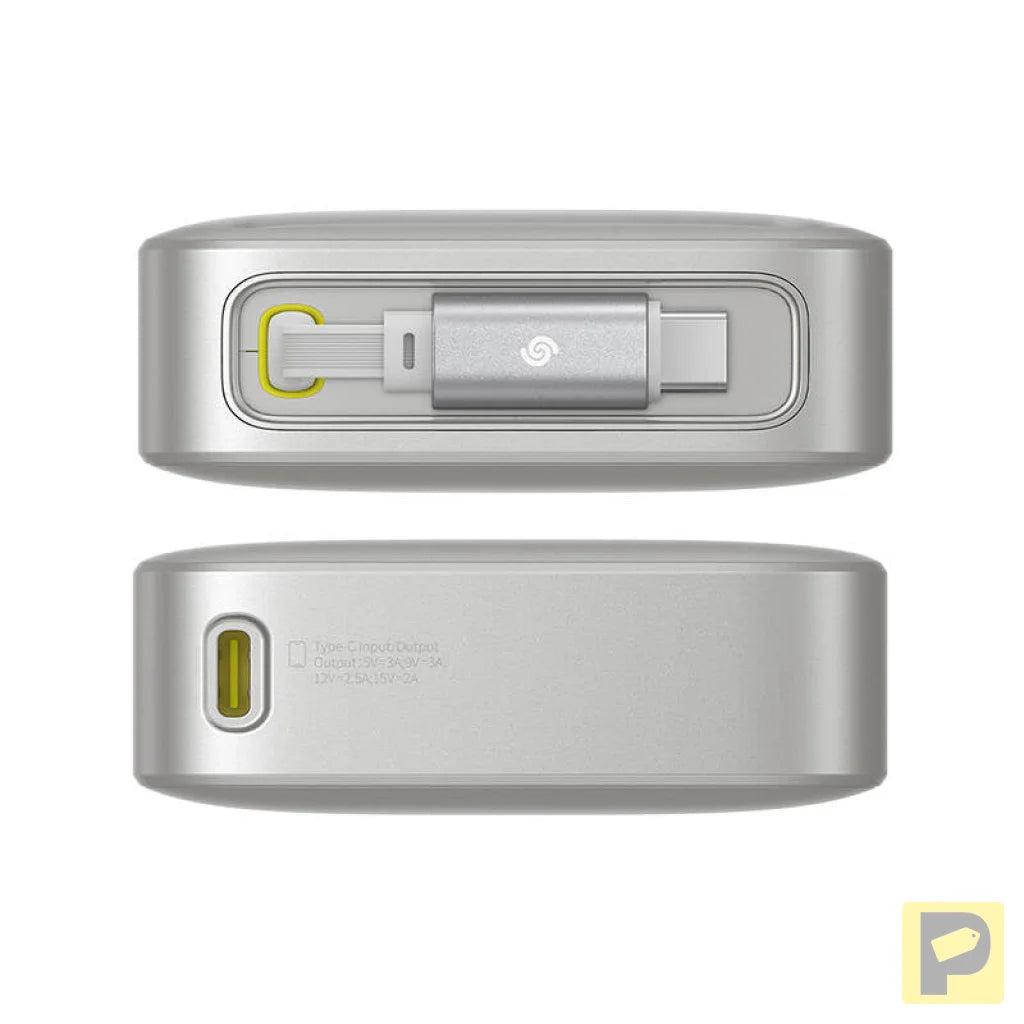 Powerbank Baseus OS Free2Pull 10000mAh 30W +cable (grey)