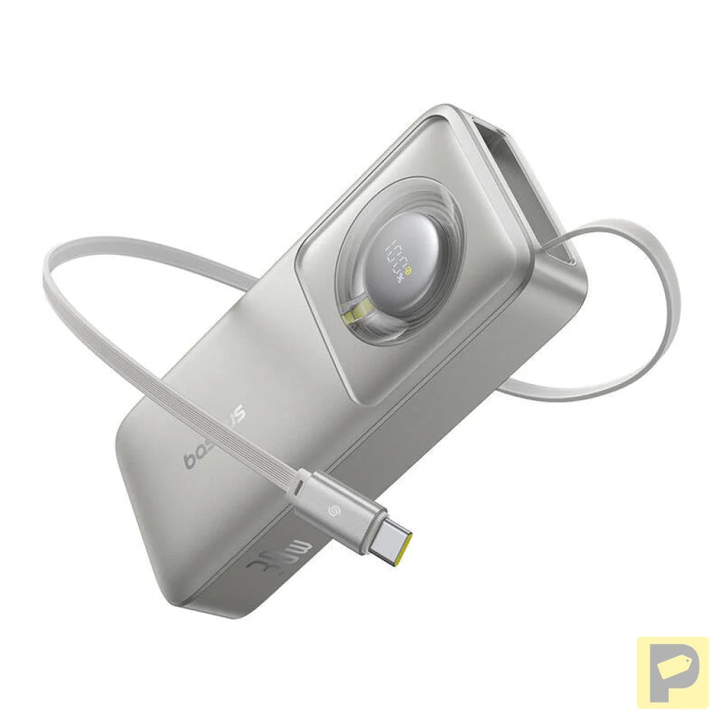 Powerbank Baseus OS Free2Pull 10000mAh 30W +cable (grey)