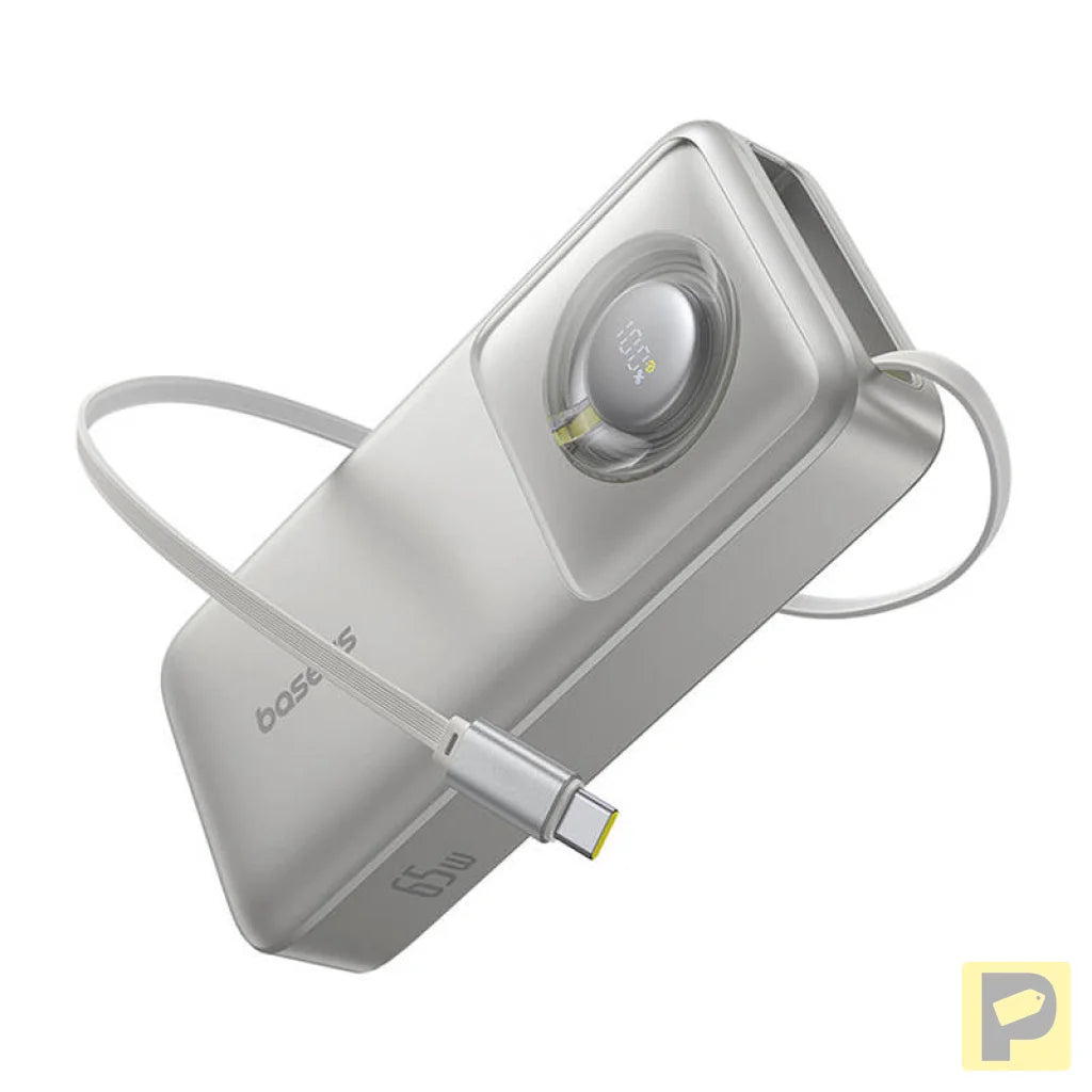 Powerbank Baseus OS Free2Pull 20000mAh 65W + cable (szary)