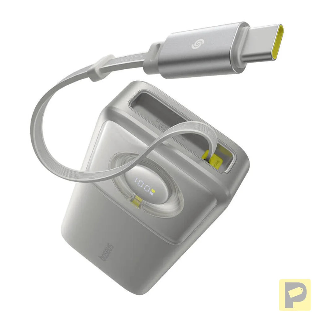 Powerbank Baseus OS Free2Pull 20000mAh 65W + cable (szary)