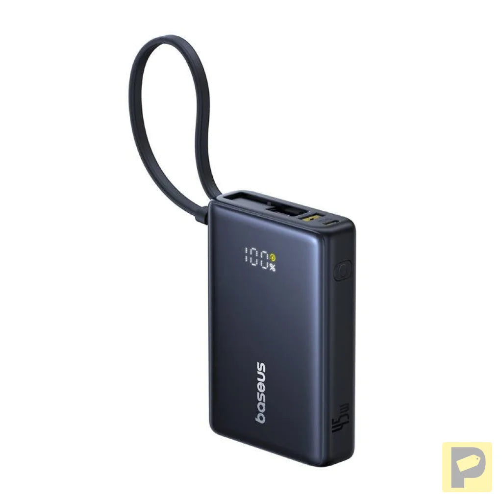 Powerbank Baseus PicoGo Digital Display 10000mAh 45W (czarny)