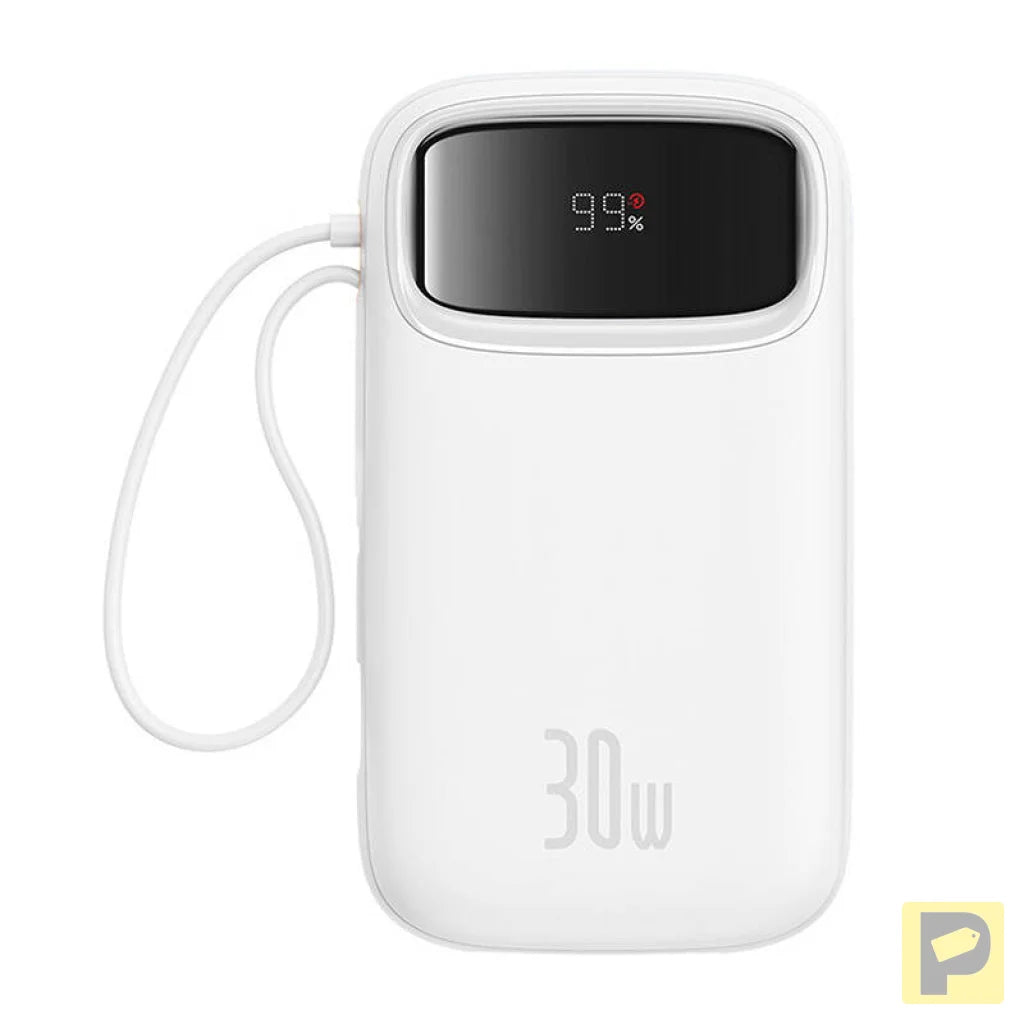 Powerbank Baseus QPow 2 20000mAh 30W 2xUSB-C (white)