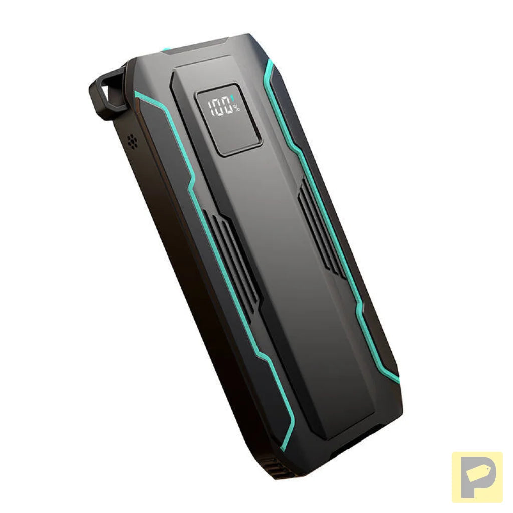 Powerbank Joyroom JR-L017 10000mAh, 22.5W, with Lightning + USB-C cable (black)