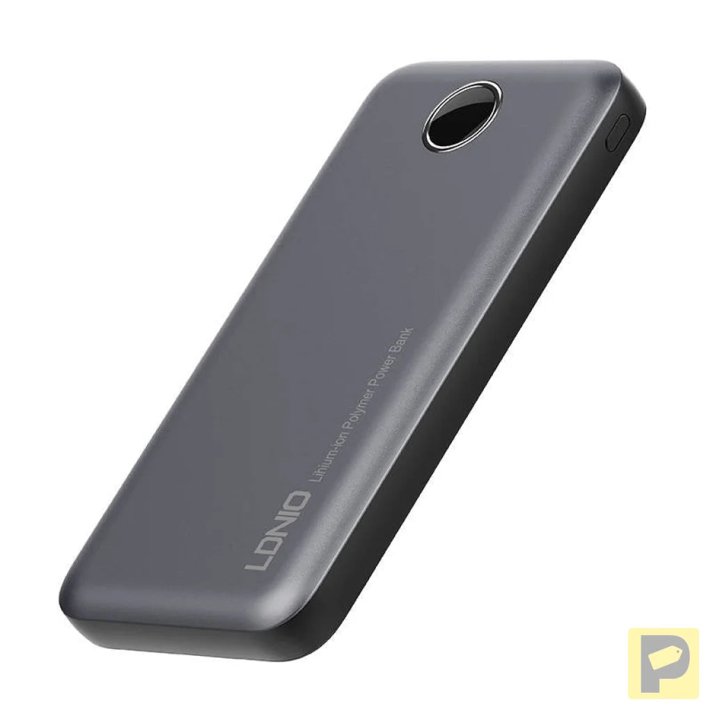Powerbank LDNIO PQ10, 2xUSB, 22.5W, 10000mah (Grey)