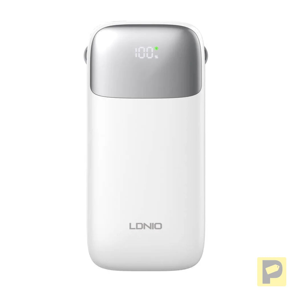Powerbank LDNIO PQ20 22.5W 20000mAh USB-C, lightning (biały)