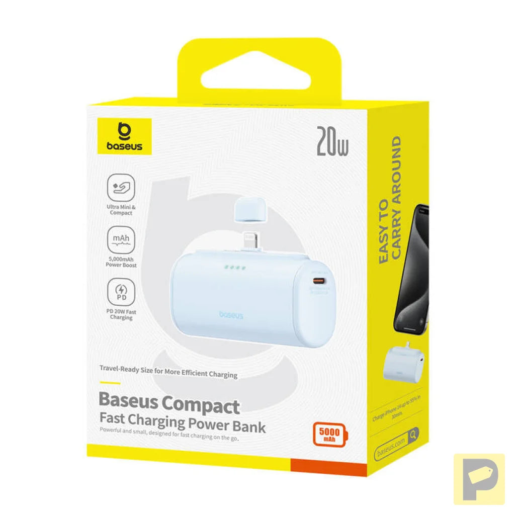 Powerbank OS-Baseus Compact IP 5000mAh 20W (blue)
