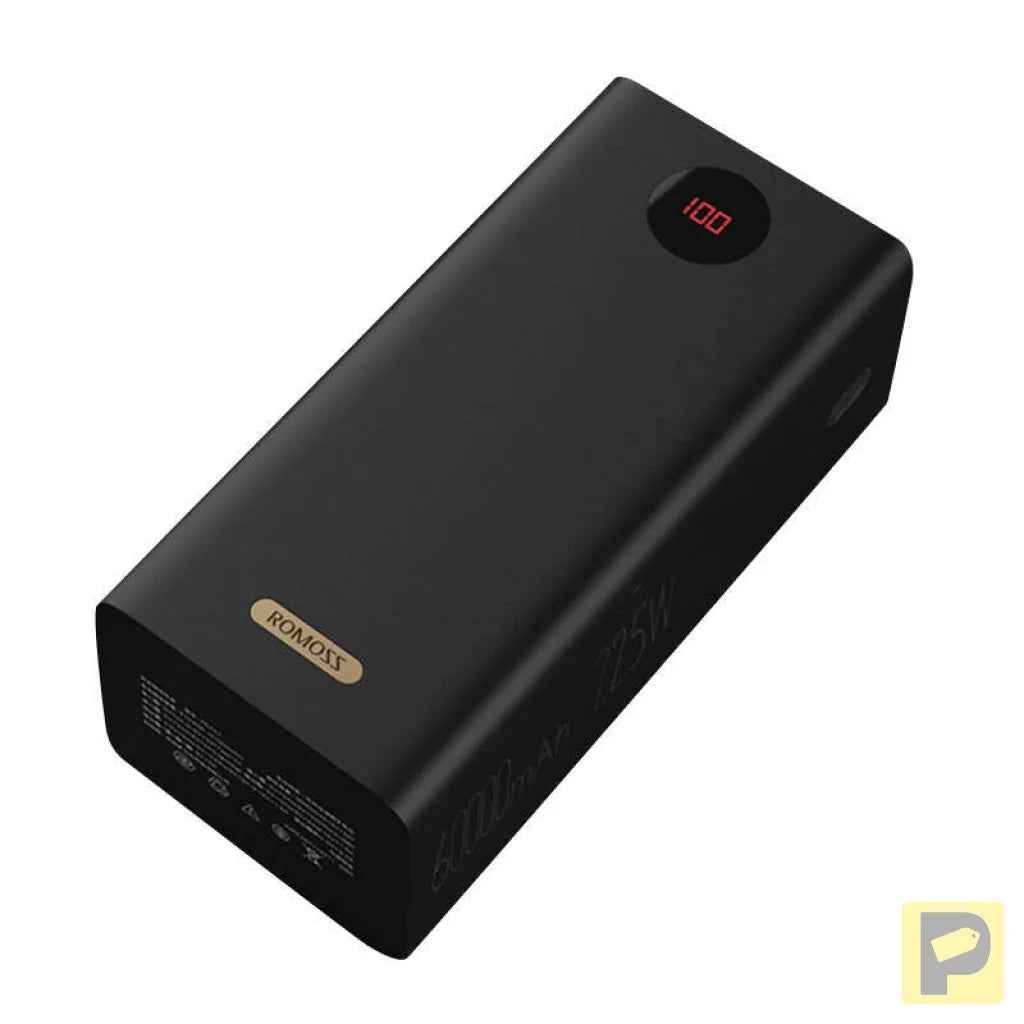 Powerbank Romoss PEA60 60000mAh, QC + PD, 22.5W (black)
