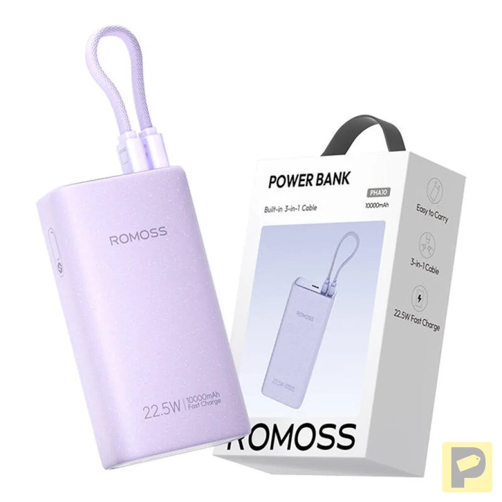 Powerbank Romoss PHA10 10000mAh 22.5W (purple)