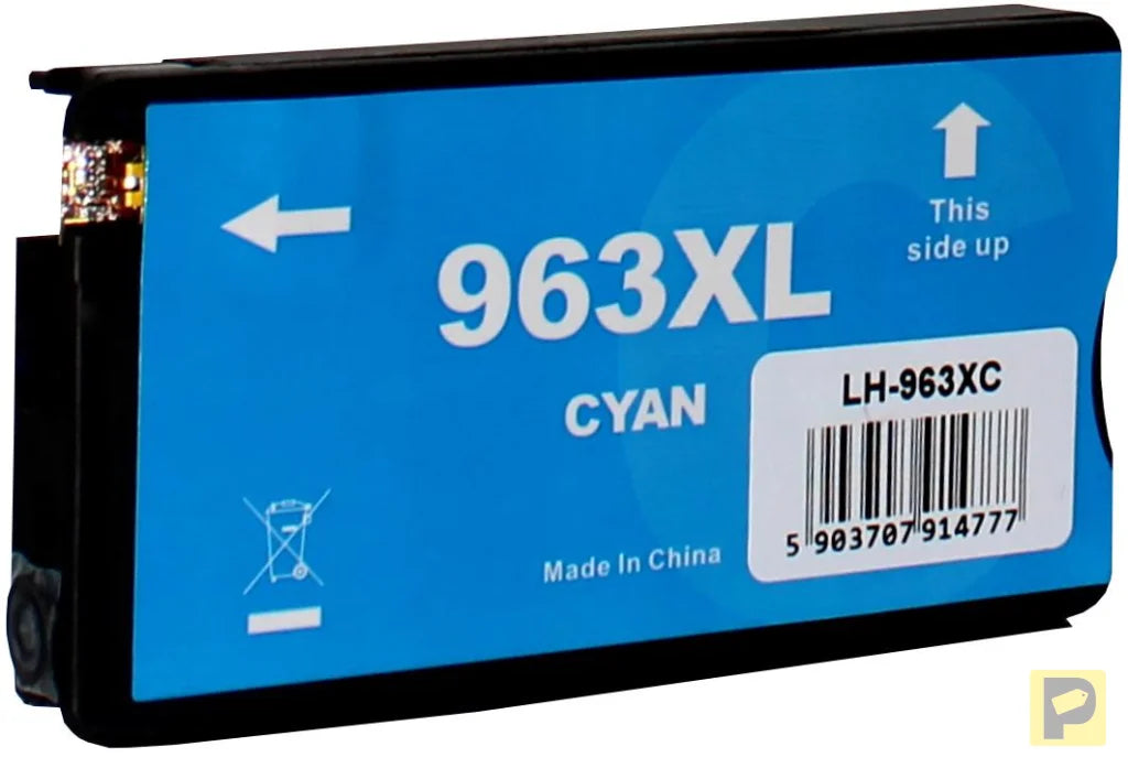 Printhead for HP | 3JA27AE / 963XL | rem. | cyan | 25 ml | bulk
