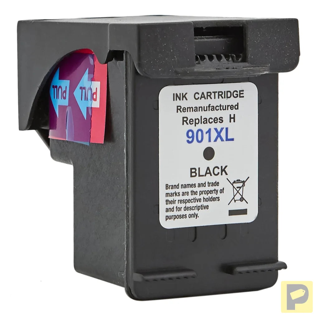Printhead for HP | CC654AE | rem. | black | 20 ml | bulk