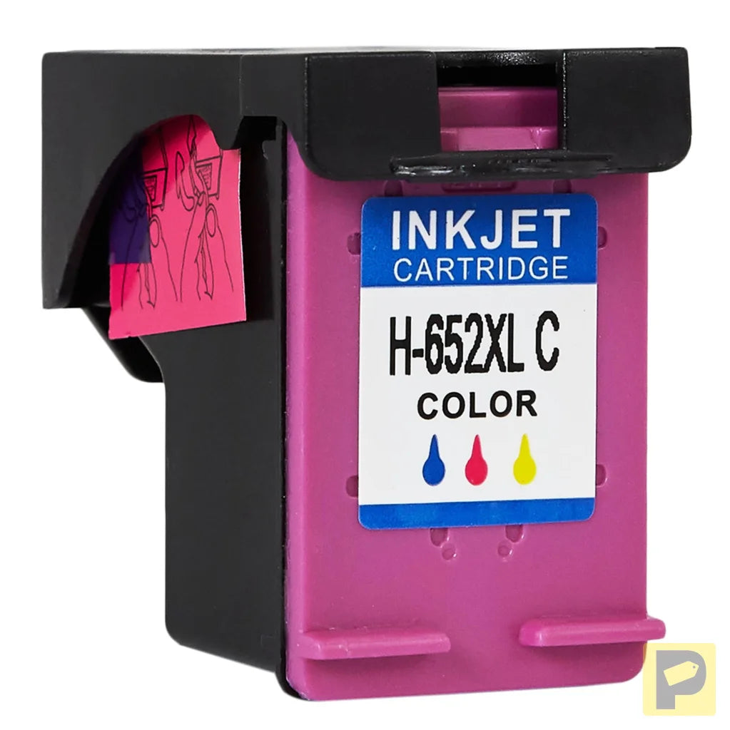Printhead for HP | F6V24AE | rem. | multicolor | 18 ml | bulk | show ink level