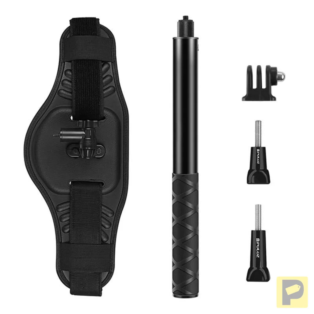 Puluz photo belt with selfie stick for sports cameras (DJI Action, GoPro, Insta360)