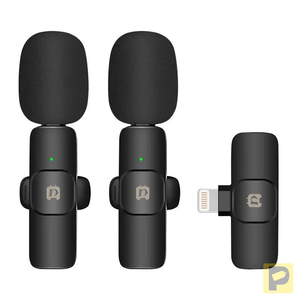Puluz PU3150B Lavalier Wireless Microphone Lightning Type.