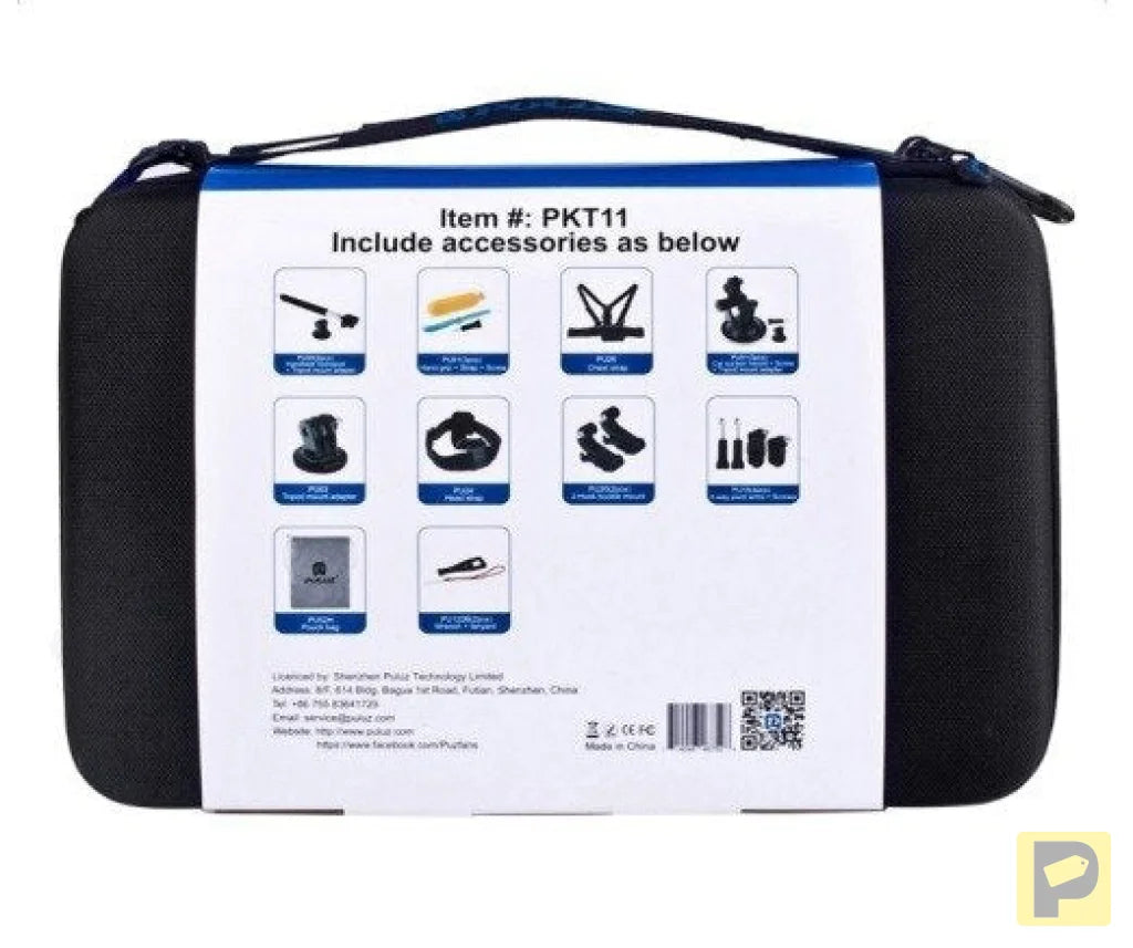 Puluz set of 20 accessories for sports cameras (including Osmo Action 5 Pro) PKT11