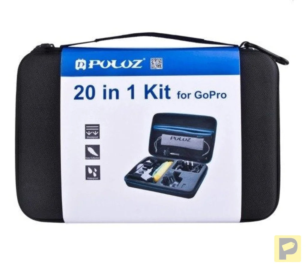 Puluz set of 20 accessories for sports cameras (including Osmo Action 5 Pro) PKT11