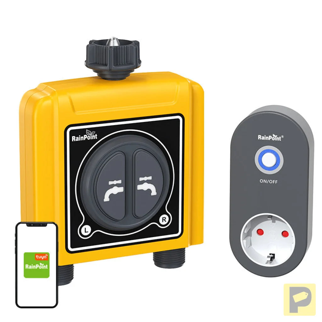 RainPoint 2-zone irrigation controller with app