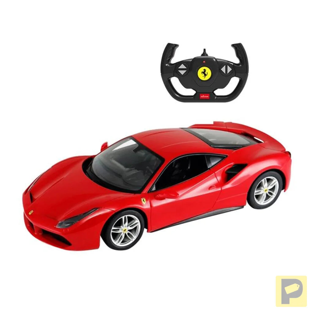 RASTAR 1:14 RC remote control car Ferrari 488 GTB (red)