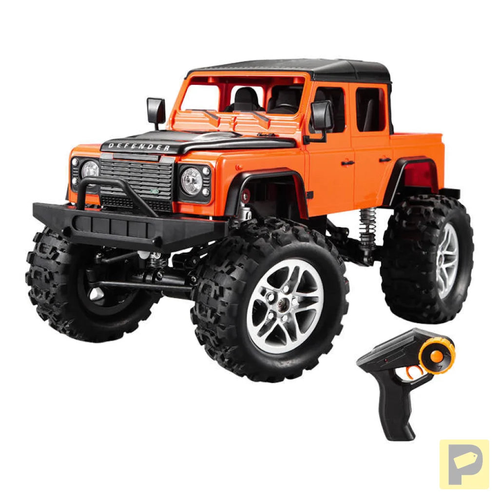 Remote-controlled car 1:14 Double Eagle (orange) Land Rover Defender (Pick-up) E332-003