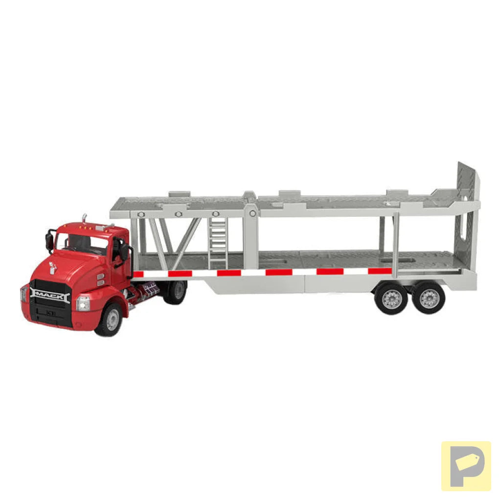 Remote-controlled truck 1:26 Double Eagle (red) (Car Transporter) E583-003