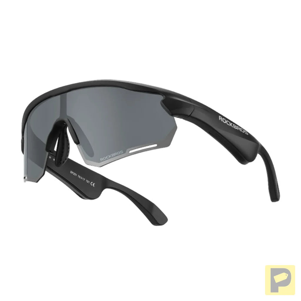 Rockbros SP251 Polarized Bluetooth Sunglasses (Dark)