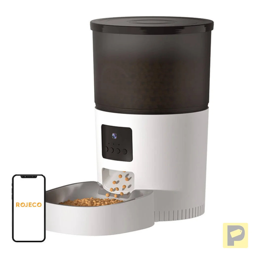 Rojeco 3L Automatic Pet Feeder WiFi with Camera