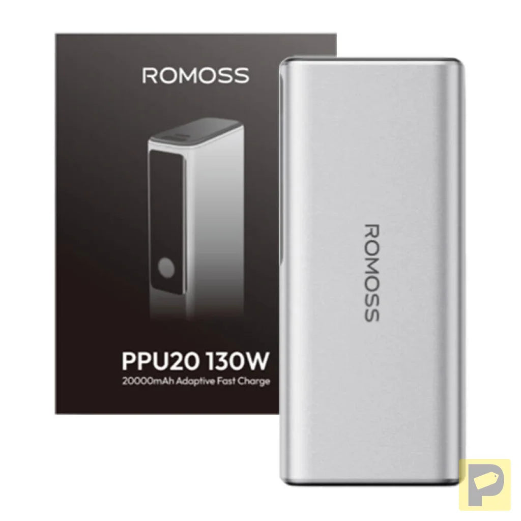 Romoss PPU20 20000mAh 130W Powerbank (silver)