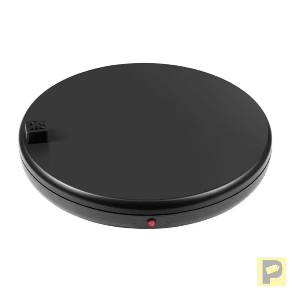 Rotating display stand Puluz with power socket 45 cm (black)