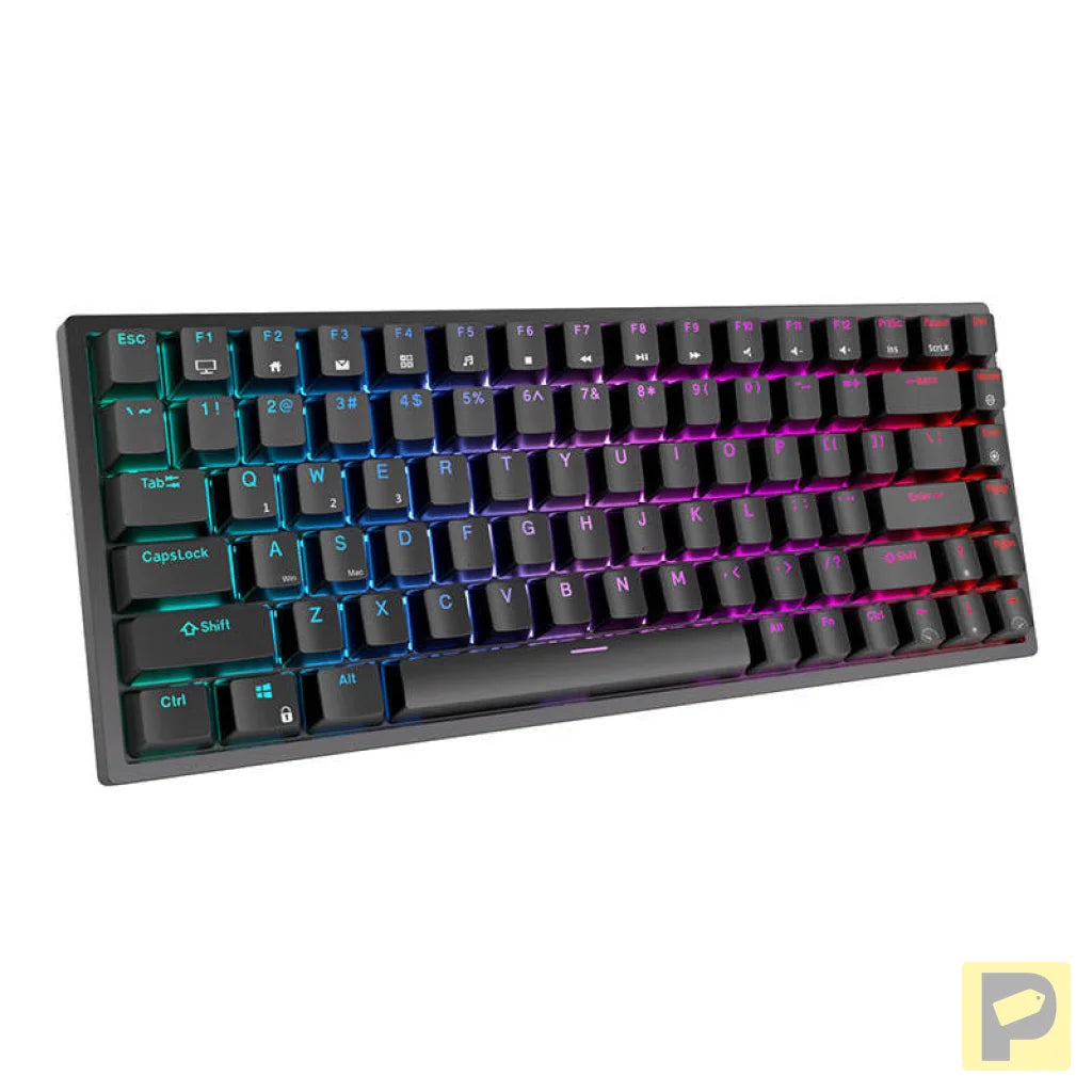 Royal Kludge RK84 RGB Wireless Mechanical Keyboard, Brown switch (black) (QWERTY)