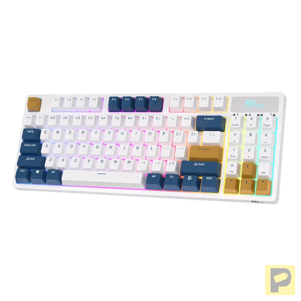 Royal Kludge RK89 RGB Wireless Mechanical Keyboard, Lemon switch (white) (QWERTY)