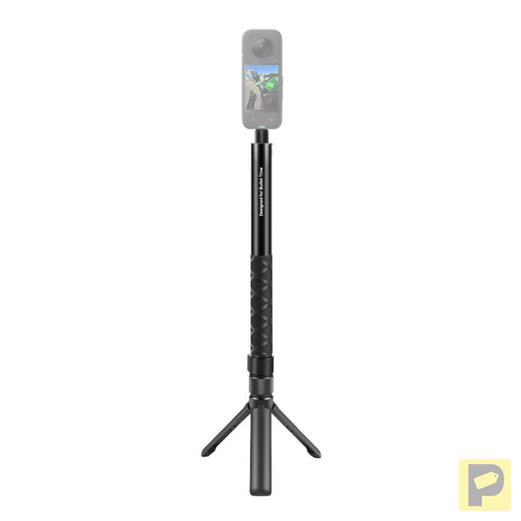 Selfie Stick 110cm PULUZ for sports cameras (including Insta360 X4 / X5 / DJI Osmo Action 5 Pro).