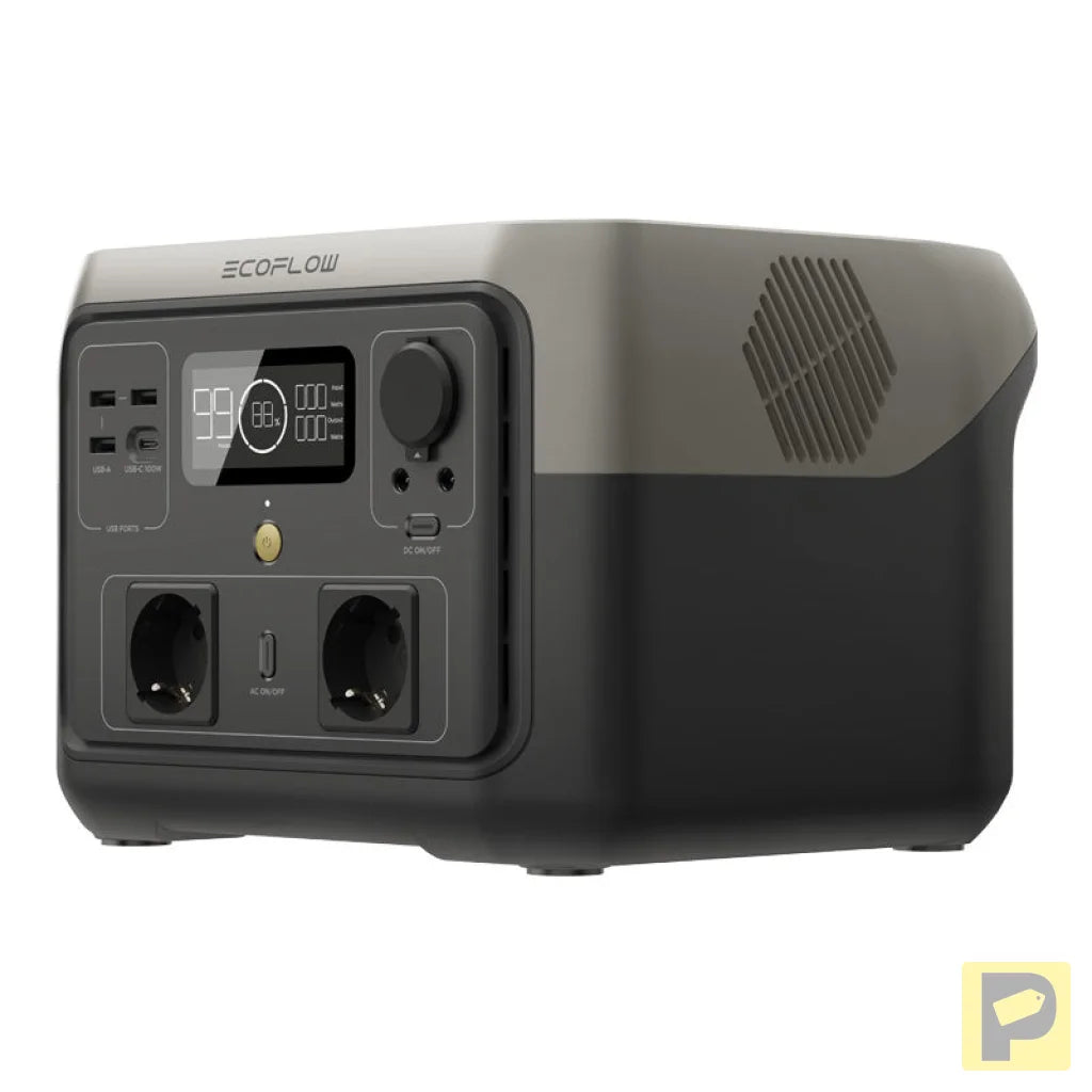 Set: EcoFlow River 2 Max power station + 160W photovoltaic panel.