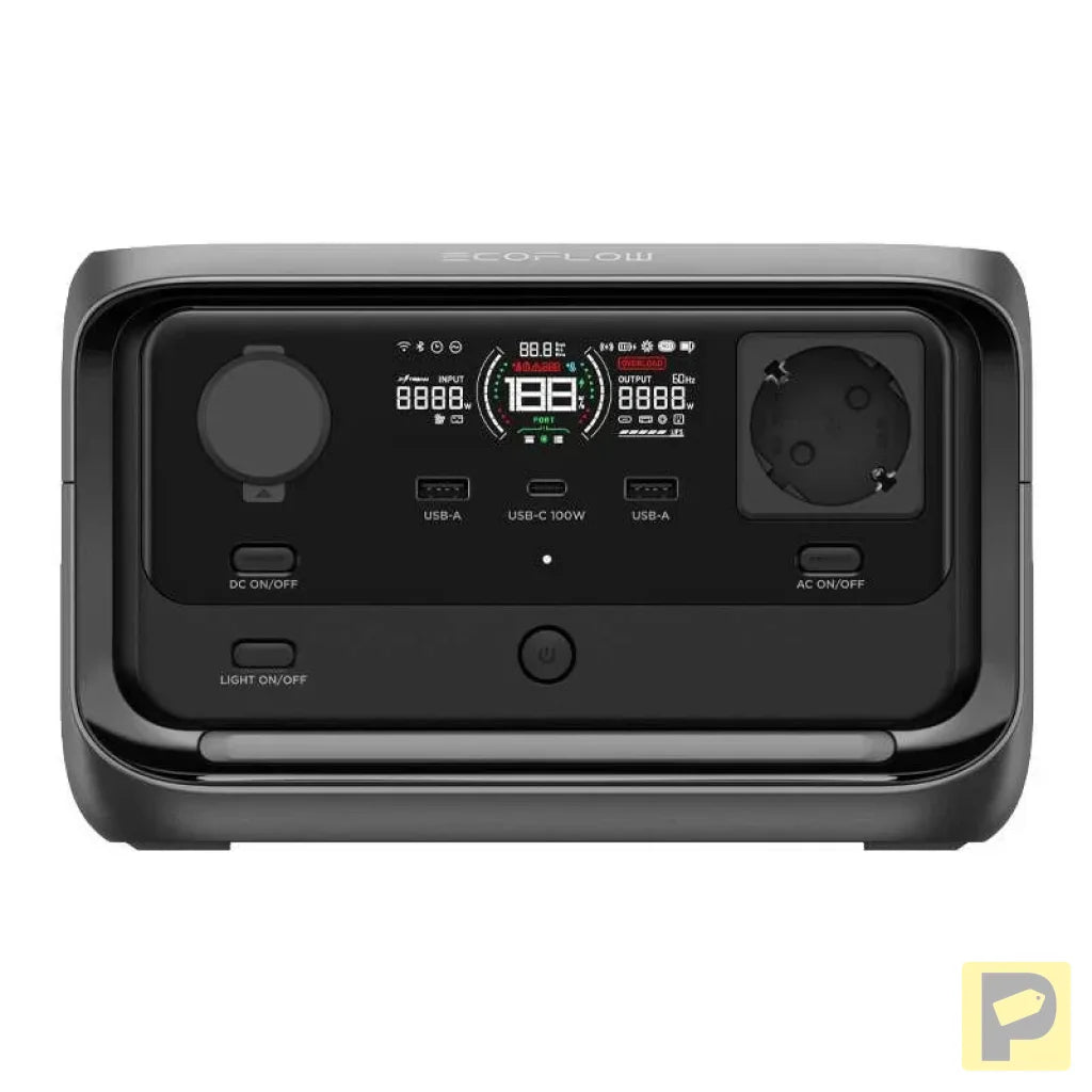 Set: EcoFlow River 3 Plus power station + 160W photovoltaic panel.