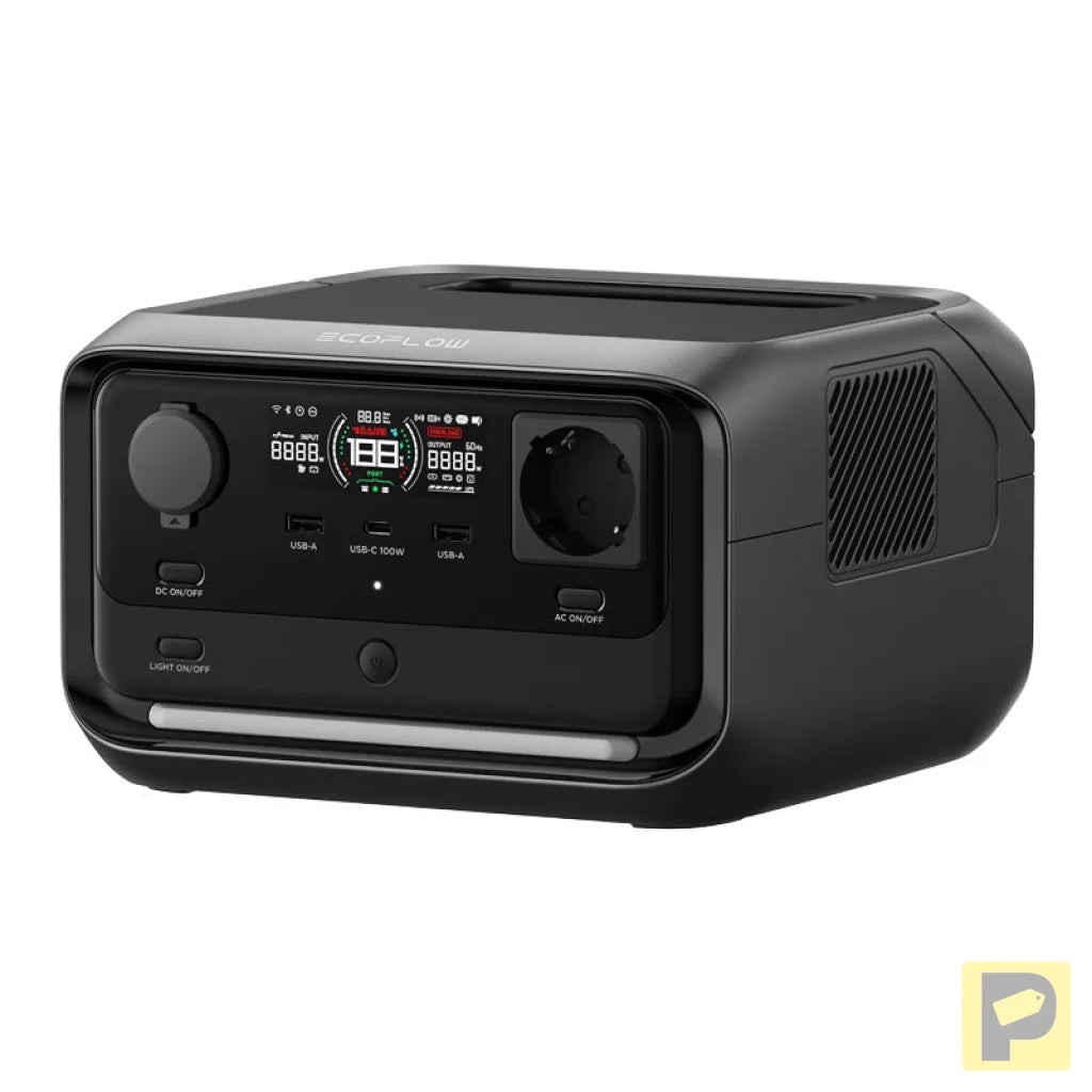 Set: EcoFlow River 3 Plus power station + 220W photovoltaic panel.