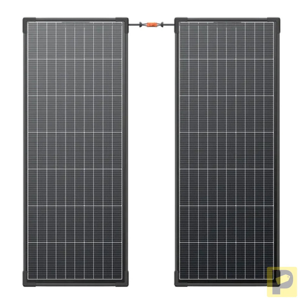 Set of 2x EcoFlow 130W photovoltaic panel (rigid construction)