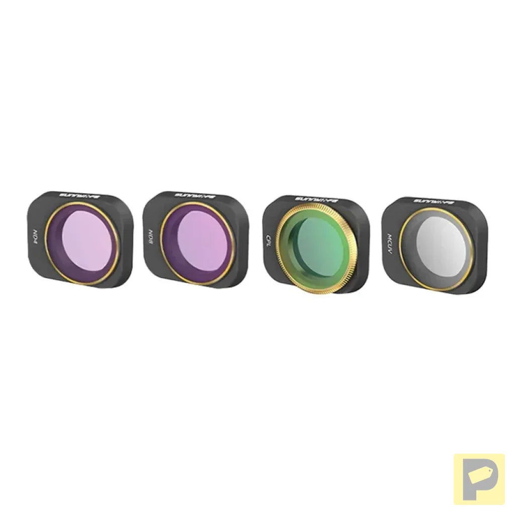 Set of 4 filters UV+CPL+ND4+ND8 Sunnylife for DJI Mini 3 Pro (MM3-FI418)