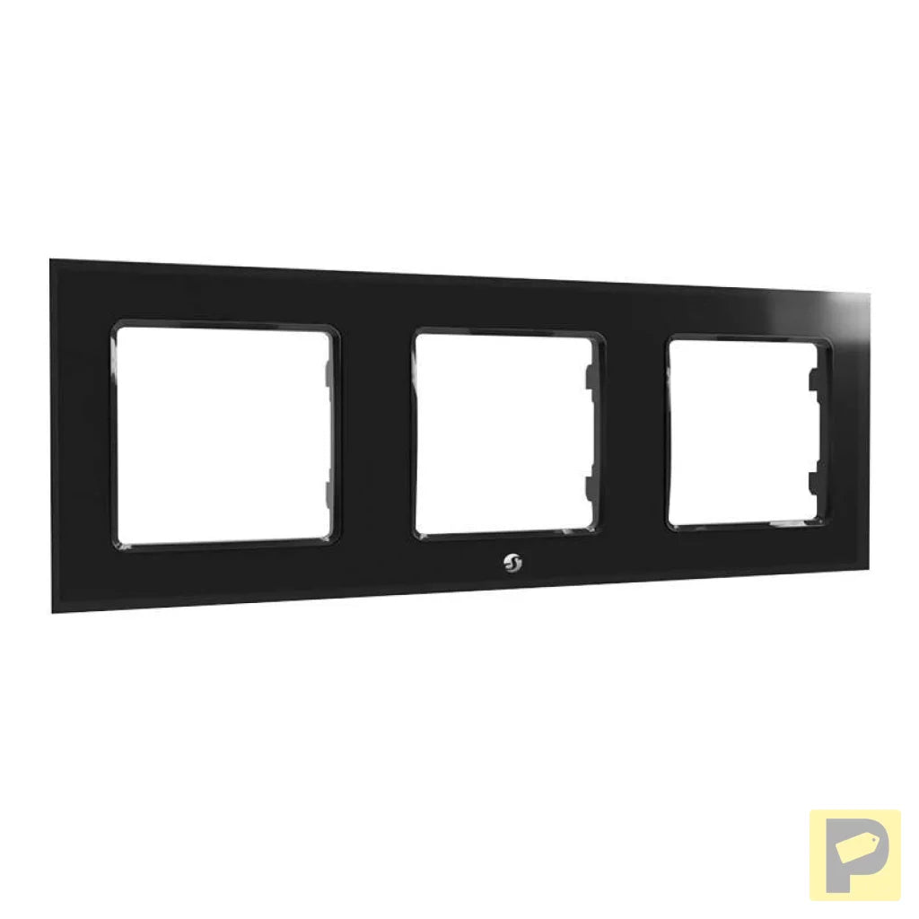 Shellly Switch Frame Triple (Black)
